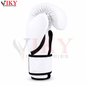 Meilleures ventes : Ensembles de boxe en cuir véritable haute performance, sur mesure, marque privée, avec doublure intérieure géométrique blanche et rouge - Product Image 2