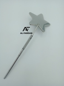 <b>Mirror</b> Polish <b>Star</b> Shape <b>Mirror</b> Handle For Eyelash Extension with Custom Private Logo Stainless Steel Lash Beauty Tools - Product Image 2