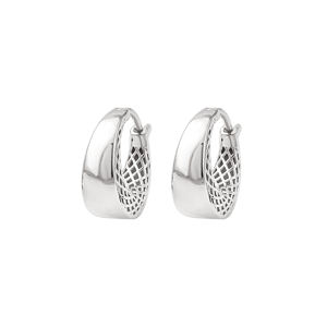 STYLISH INDIAN BOHEMIAN HOOP <b>EARRINGS</b> FOR WOMEN 925 STERLING SILVER PLATED LIGHTWEIGHT FASHION JEWELRY ANNIVERSARY GIFTS DATING - Product Image 2