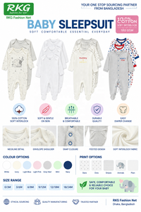 Conjunto de 3 Mamelucos Unisex para Bebé, de Algodón, con Estampado de Osos y Estrellas, para 3-6 Meses - Product Image 2