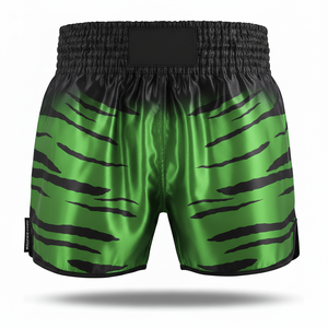 Shorts de kickboxing en satin 100% premium pour les commandes en gros à l'échelle mondiale, shorts de Muay Thai personnalisés, shorts de MMA en gros - Product Image 2