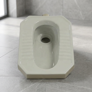 Economical White <b>Ceramic</b> Medium Deep Squatting <b>Pan</b> Toilet Orissa WC Sanitary Ware For African Market Export - Product Image 2