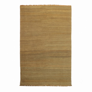 Tapis épais DECORDEC en laine dorée tuftée à la main, tissage moderne uni, antidérapant, écologique pour salon, hôtel, salle de bain - Product Image 1