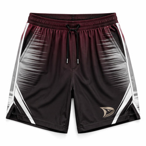 Shorts de pickleball de luxe personnalisés pour hommes, respirants, extensibles, tissés, avec poches en mesh - Product Image 5