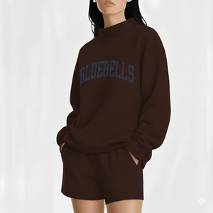 Pull-over long en maille pour femme, col montant, coupe ample, style décontracté, mode urbaine, hiver - Product Image 1