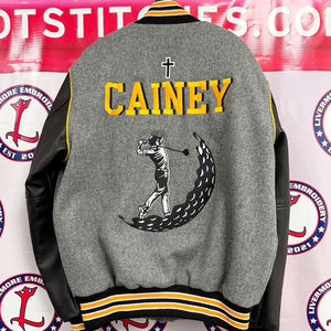 Chaqueta Universitaria Personalizada con Bordado Chenille, Estilo Letterman, Mezcla de Lana, Botones a Presión, Unisex, Ropa Urbana, Proveedor OEM al por Mayor - Product Image 3