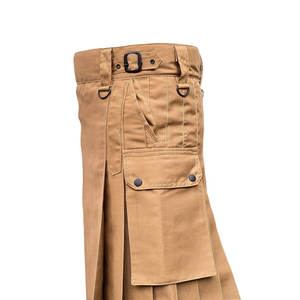 Kilt écossais kaki utilitaire pour homme – Vente en gros – Style moderne des Highlands – Meilleure vente 2026 - Product Image 3
