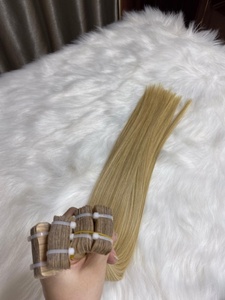 Cheveux alignés sur les cuticules expédition pas d'emmêlement pas de perte de cheveux vierges Remy cheveux humains bande Invisible Extension de cheveux - Product Image 5