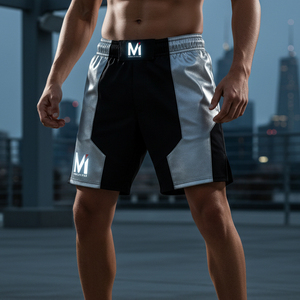 Personalized MMA Shorts Custom Logo Sublimated Fight Shorts High Performance BJJ Trunks for Martial Arts Academy Wholesale - Product Image 6