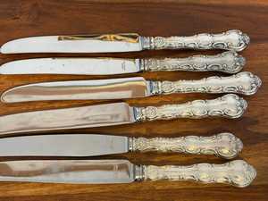 Juego de Cuchillos para Mantequilla Sheepsfoot, 4 Piezas, Hoja de Acero al Carbono de Borde Recto, Mango Decorado, Utensilio de Cocina - Product Image 2