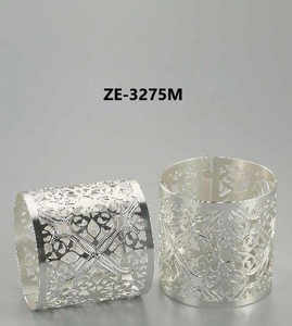 Anillo de Servilleta de Metal Hecho a Mano de la Serie Elegante de Lujo, Anillo de Servilleta de Metal de Lujo Hecho a Mano, Diseño Exclusivo de Zahid Exports en India - Product Image 2