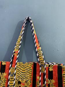 Bolsa de Mano de Algodón con Estampado Vintage Personalizada para Mujer, Multicolor, Duradera, con Cierre, Moderna, Ligera, para Invierno y Verano - Product Image 3