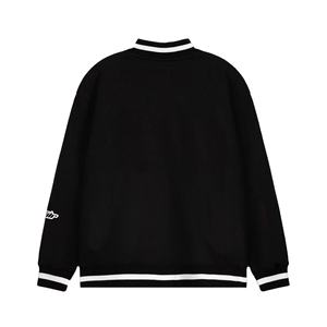 Sweat-shirt à capuche d'hiver décontracté pour hommes avec logo personnalisé en gros Col rugby sérigraphié Motif solide brodé Coupe surdimensionnée - Product Image 2