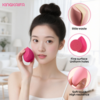 Éponge de maquillage en mousse ultra douce, sans latex, multicolores, à texture fine, respectueuse de la peau, en gros, marque privée