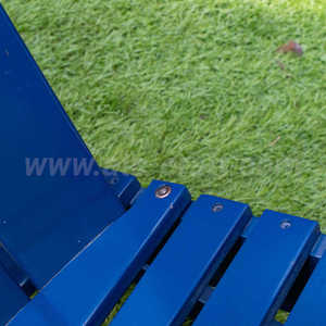 Chaise de patio Adirondack en bois massif de haute qualité, design minimaliste, garantie de 3 ans, pour les loisirs en plein air, attrayante pour le jardin - Product Image 4