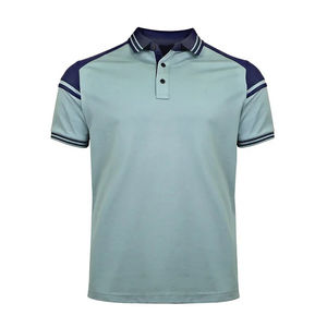 Camisa de golf de verano 2026 para hombre, de manga corta, 100% algodón, estilo casual de negocios, a la moda, holgada, con solapa, transpirable, con logo frontal. - Product Image 2