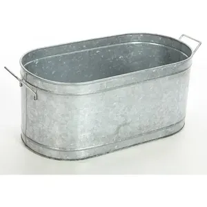 Durable Beverage Tub Long Lasting Wedding Wine Beverage <b>Ice</b> <b>Bucket</b> 12L Home Decorative Metal <b>Ice</b> Tube Hot Selling Bar - Product Image 2