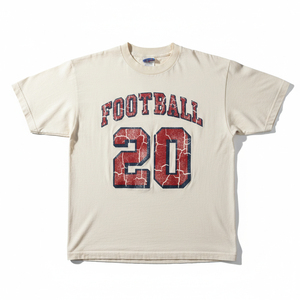 Camiseta de Alta Calidad con Estampado Puff, Logotipo Personalizado, Camiseta de Algodón Grueso para Hombre, Camiseta Gráfica al por Mayor - Product Image 1