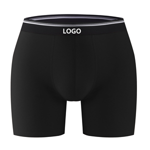 Calzoncillos Boxer Premium 2025 para Hombre, de Poliéster y Elastano, Suaves, Transpirables, de Cintura Baja, Deportivos, Tejidos, Tallas S a XL, OEM ODM - Product Image 3