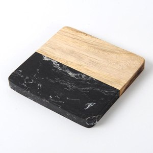 Juego de Posavasos Redondos de Madera de Acacia Directo de Fábrica, Estilo Moderno, Color y Logotipo Personalizables, Bases de Madera Duraderas para Tazas - Product Image 5