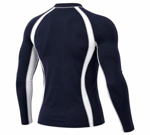 Traje de Baño Ligero, Ecológico, Transpirable, de Corte Ajustado, de Lona, para Hombre, Manga Corta, con Logotipo Personalizado, Servicio OEM, Hecho a Medida - Product Image 5