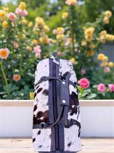 Bolsa de Viaje de Cuero Vacuno Vintage, Bolsa de Fin de Semana de Gran Capacidad, Ligera, con Cierre, Portátil, LHDB-0087 - Product Image 3