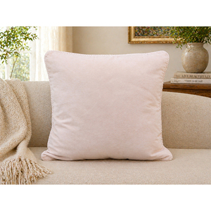 Housse de coussin en velours, housse de coussin décorative marron rouille avec passepoil contrastant - Product Image 3