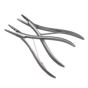 Pince à extensions capillaires en acier inoxydable de haute qualité, outil professionnel de précision à deux trous pour l'installation d'extensions capillaires - Product Image 6