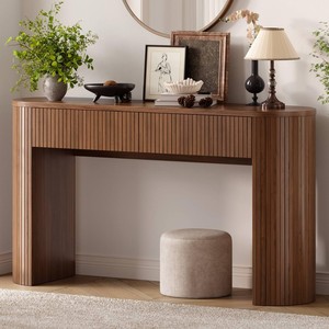 Table console en bois de manguier avec structure en métal |   Meubles artisanaux en gros d'Inde - Product Image 5