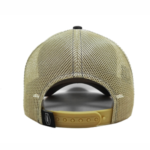 Casquette de baseball personnalisée avec patch brodé, en coton et maille, visière incurvée, profil haut, bicolore, style sportif, pour la plage - Product Image 6