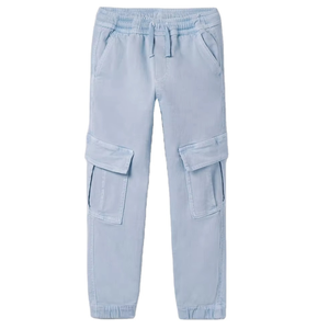 Pantalones Cargo para Hombre, Multibolsillos, Casuales, Cintura Elástica, Algodón Resistente, con Logotipo Personalizado en las Piernas, Servicio OEM - Product Image 4