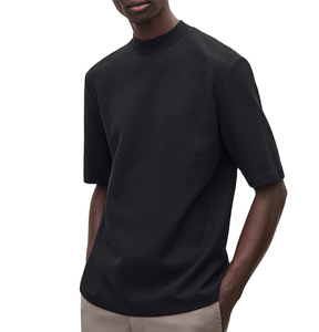T-shirts amples et oversize de haute qualité pour hommes, à manches courtes, col rond, 100 % coton, anti-boulochage et séchage rapide - Product Image 5