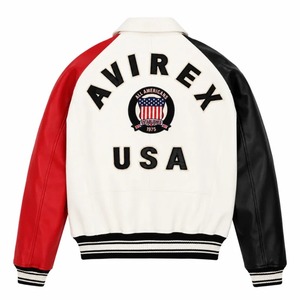 เสื้อแจ็คเก็ตหนัง Avirex USA Varsity รุ่น All Americans Edition - Product Image 3