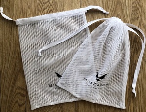 Custom Logo <b>Printed</b> <b>Mesh</b> Storage Bag <b>Mesh</b> Gift Packaging Pouch Nylon <b>Mesh</b> Drawstring Bag - Product Image 6