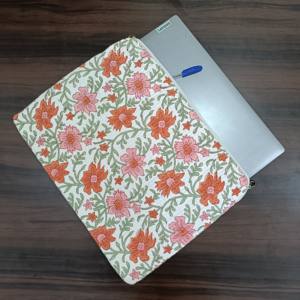 Housse pour ordinateur portable en coton matelassé imprimé à la main pour MacBook Pro 13-14 pouces et MacBook Air Soft 13 \" - Product Image 3