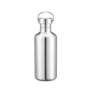 Reusable Stainless Steel Water <b>Bottle</b> Single Wall Metal <b>Flask</b> With Carry Strap For Gym Hiking Camping Outdoor Sports Drinkware - Product Image 3