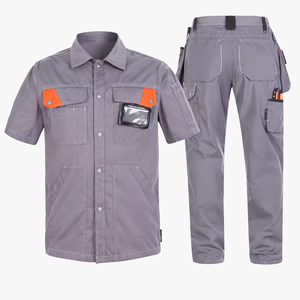 Custom Industrial <b>Worker</b> Uniforms Breathable Safety Work <b>Clothes</b> Mechanic Coverall Overalls Workwear - Product Image 3