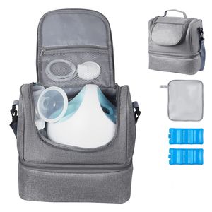 Borsa Portatile per Accessori Tiralatte con Impacco di Ghiaccio per S1/S2 per Allattamento e Conservazione del Latte - Product Image 1