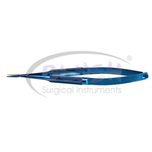 Castroviejo Straight Needle Holder Ophthalmic Microsurgical Suturing Forceps Eye Surgery <b>Precision</b> <b>Tool</b> By Blush Surgical - Product Image 2
