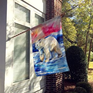 ธงตกแต่งเสาระเบียงหลากสีขนาดใหญ่ลายหมีขั้วโลกธงบ้านทำจากโพลีเอสเตอร์แขวนผนังขนาดบ้าน - Product Image 2