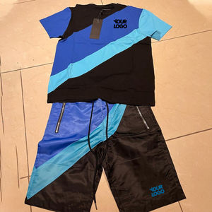 Custom Oversized T Shirt Shorts <b>Set</b> Heavyweight Cotton Unisex Summer Outfit OEM Private Label Streetwear Printing Ready - Product Image 4
