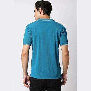 Polo de Lujo para Hombre, Corte Slim, 100% Algodón, Secado Rápido, Bordado, Manga Corta, Estilo Uniforme para Golf, Colorido, Técnico - Product Image 4