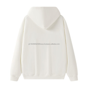 Sudaderas con capucha de algodón de invierno suave GSM 350, sudadera cálida y cómoda de terciopelo de llama, se acepta logotipo bordado personalizado - Product Image 5