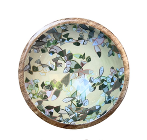 100% Enamel Printed Design Wooden <b>Bowl</b> With Palm Tree New Style For Food Safe Serving Home Tableware Kitchenware Best Products - Product Image 3