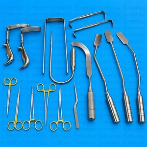 Ensemble de 16 instruments manuels pour remodelage mammaire, kit chirurgical d'augmentation mammaire, chirurgie plastique, acier inoxydable allemand - Product Image 1