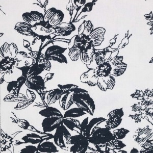 Serviette de cuisine en coton à motif floral élégant, couleur blanche, super absorbante, écologique, pour la maison - Product Image 4