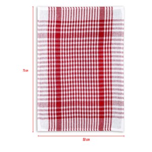 100% Cotton Quick Dry Checkered Pattern <b>Kitchen</b> <b>Towel</b> 100% OEM Red color <b>Kitchen</b> <b>Towels</b> for Christmas. - Product Image 5