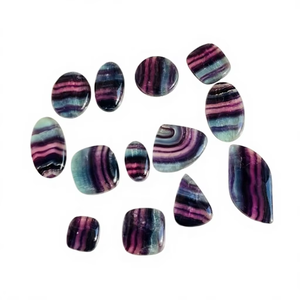 Cristales de Fluorita Natural 100% de la Mejor Calidad, Cabujones Curativos, Piedras Preciosas Sueltas Certificadas, Tamaño Personalizable, Collares Premium - Product Image 4