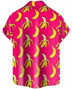 Camisa Casual de Hombre Ecosunny con Botones, Estampado Moderno para Verano, 100% Poliéster, para Halloween, Acción de Gracias, Navidad - Product Image 2