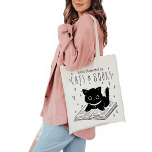 Custom Printed 100% Cotton Tote Bag with Personalized Logo Eco-Friendly Reusable Zipper Closure Women's Bulk - Product Image 4